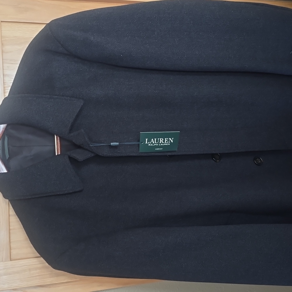 LAUREN RALPH LAUREN Charcoal, OVERCOAT 48 reg,